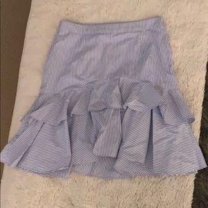 AQUA (Bloomingdale’s original) Seersucker Skirt